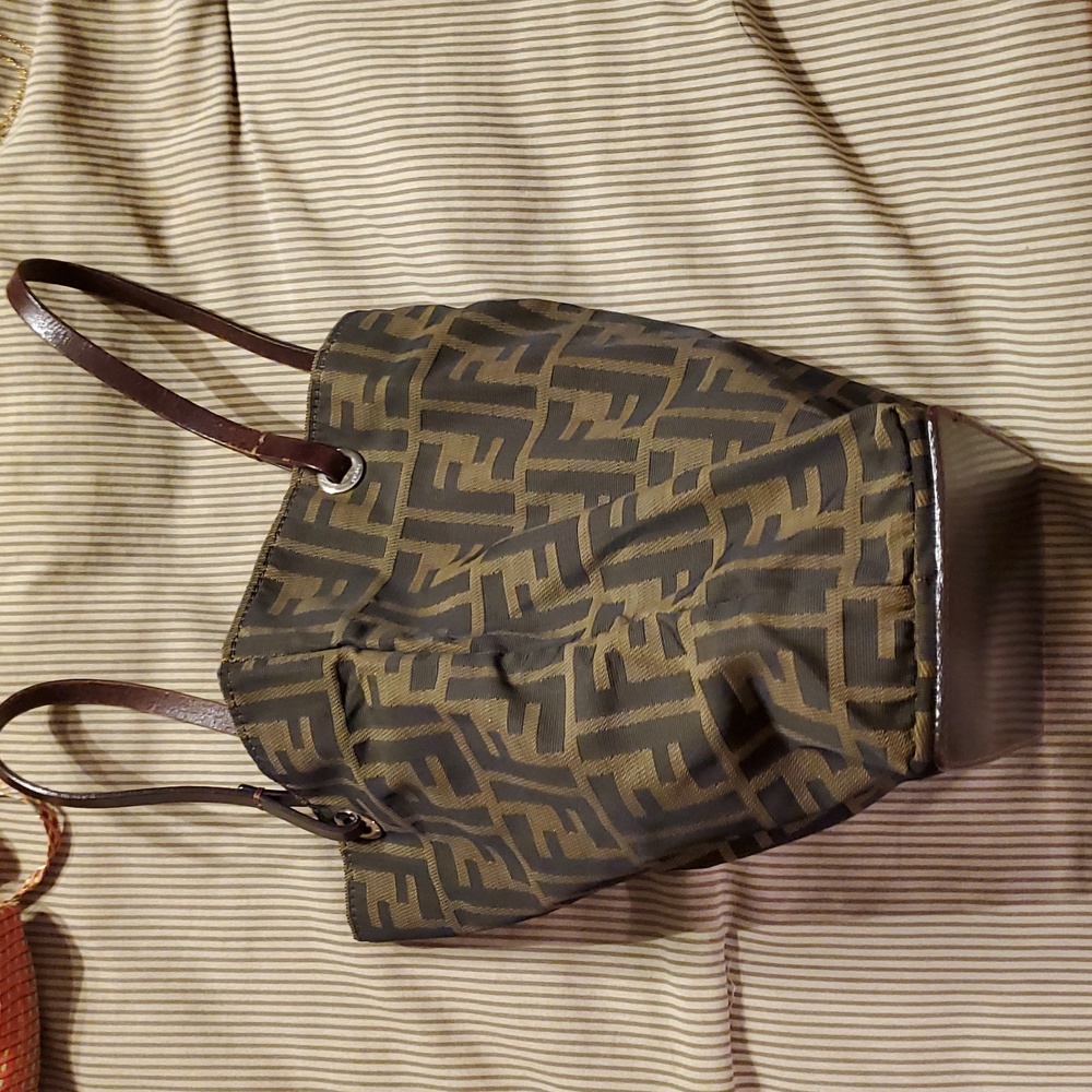 Vintage Fendi Mini Zucca Tote, Brown - Picture 11 of 12